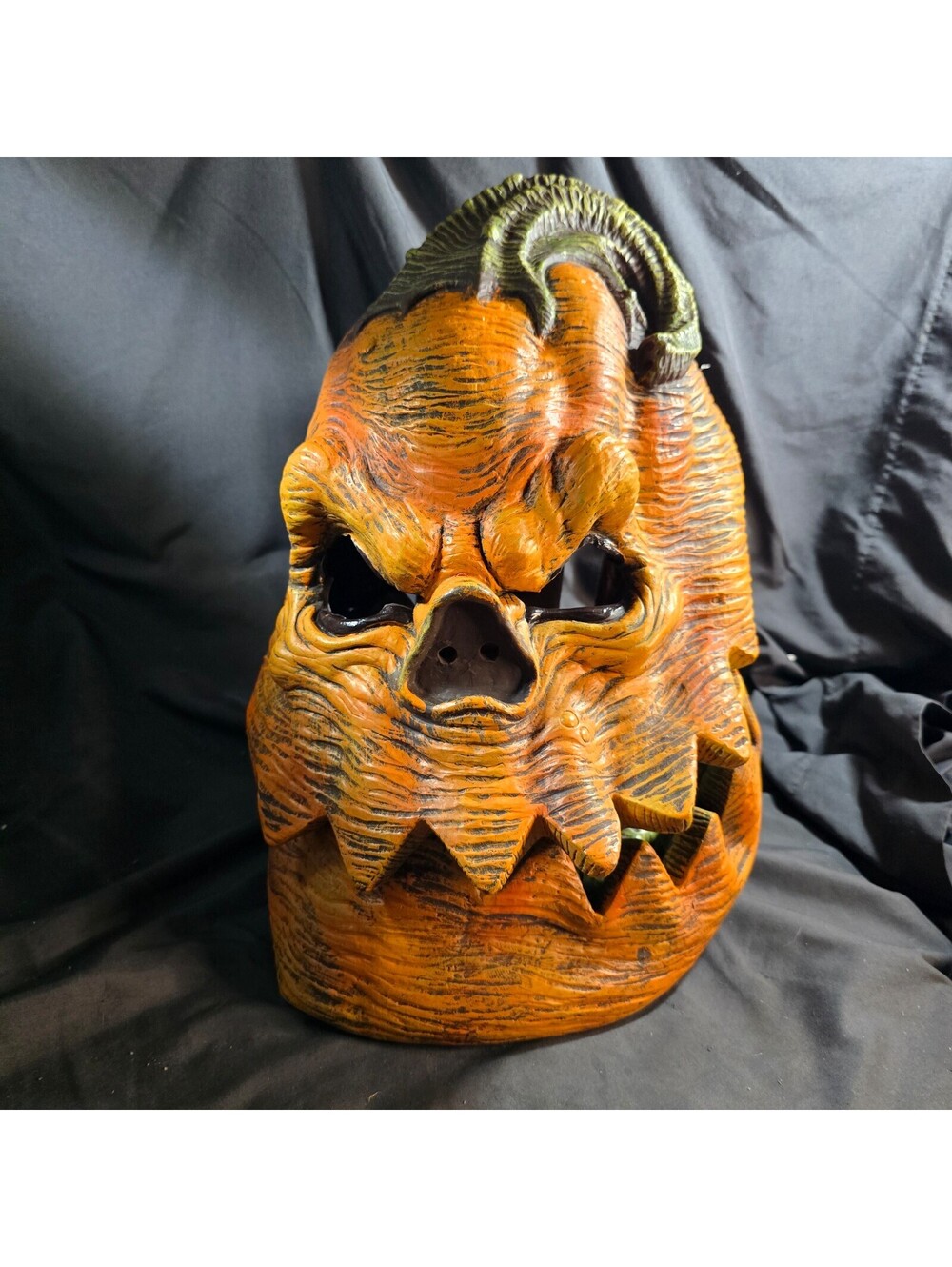 Spirit Pumpkin Head Mask Orange Halloween Adult Mask - Horror Scary